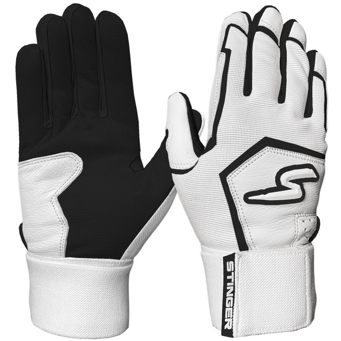 Winder Series Batting Gloves - Black & White