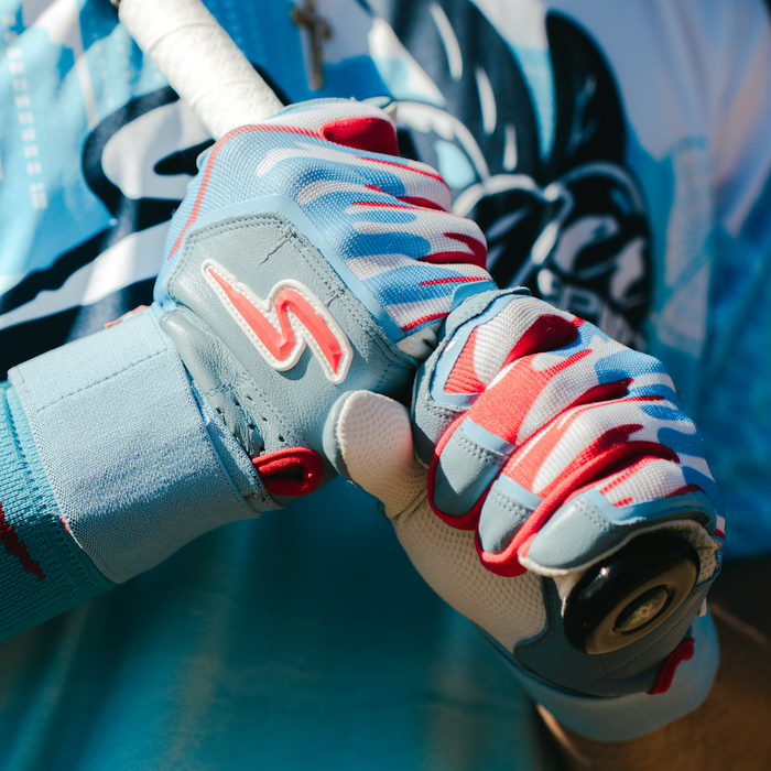 Winder Series Batting Gloves - Bombs Pop