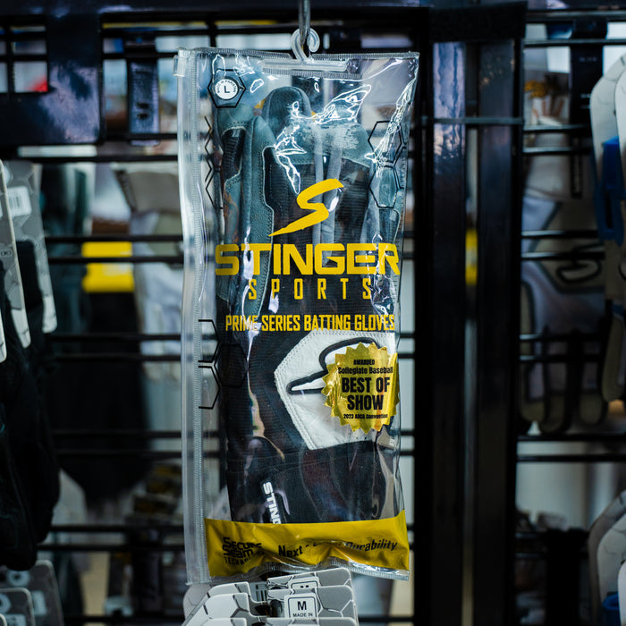 Winder Series Batting Gloves - Graphite/Black & White