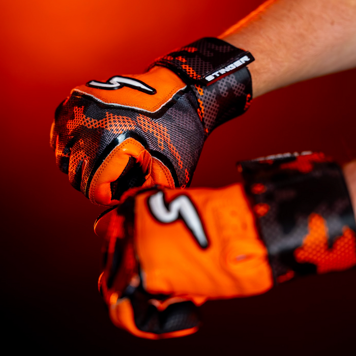 Winder Series Batting Gloves - Stealth Series - Hunt Your Pitch- Firestorm