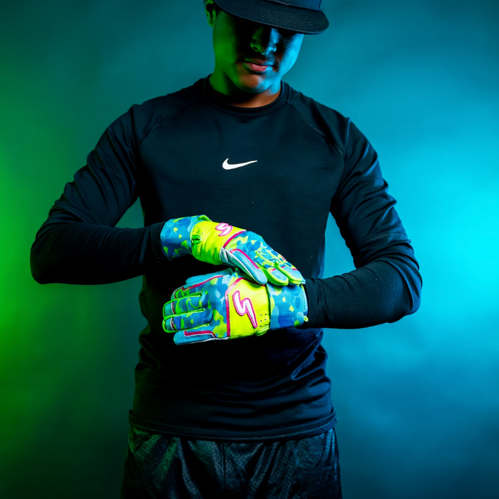 Winder Series Batting Gloves - Stealth Series - Hunt Your Pitch- Glow Ops