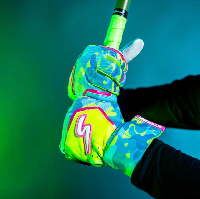 Winder Series Batting Gloves - Stealth Series - Hunt Your Pitch- Glow Ops
