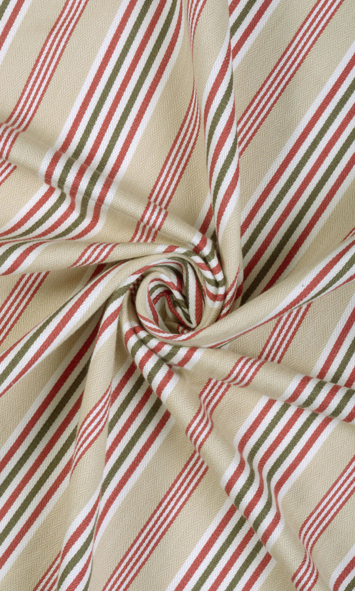 Cotton Curtains (Brown/ Beige/ Red) Extra Long Short Wide