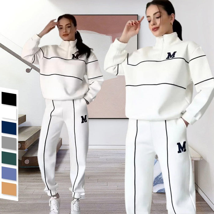 Women's 2-Piece Lounge Sweatshirt and Sweatpants Set