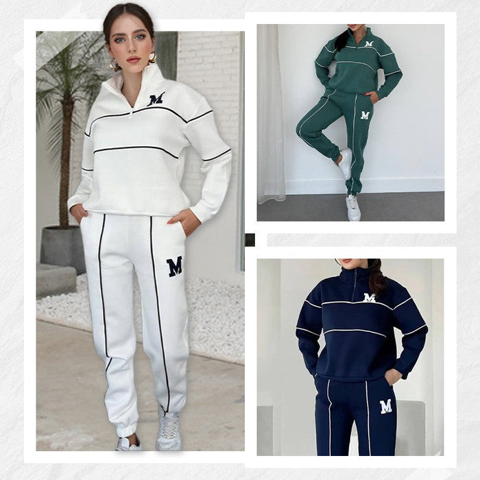 Women's 2-Piece Lounge Sweatshirt and Sweatpants Set