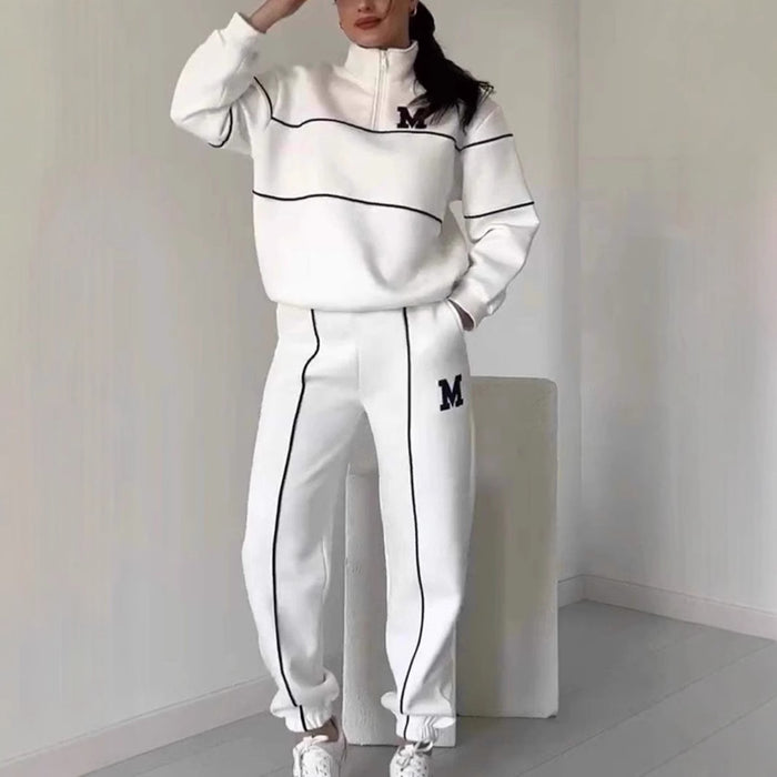 Women's 2-Piece Lounge Sweatshirt and Sweatpants Set