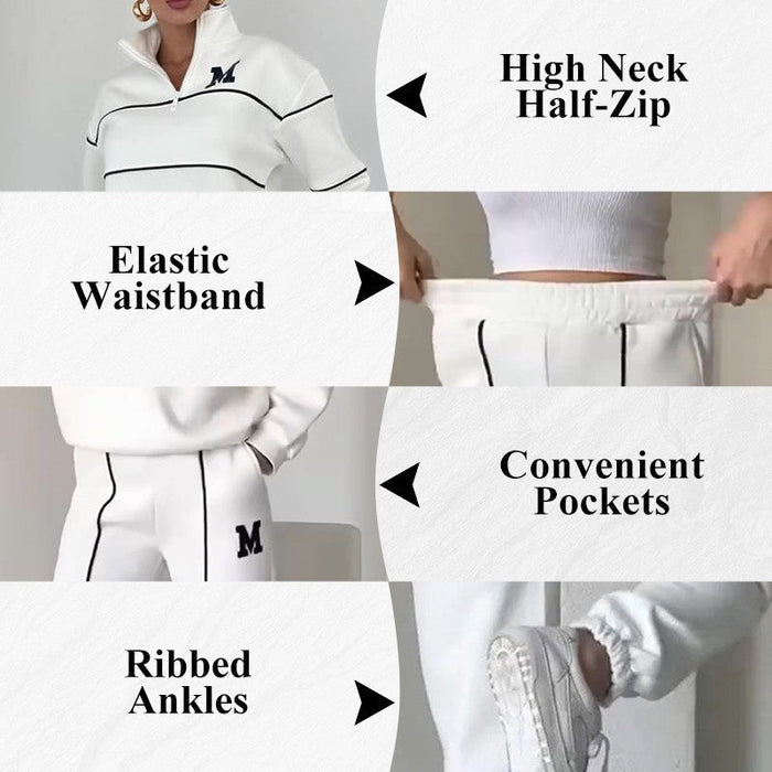 Women's 2-Piece Lounge Sweatshirt and Sweatpants Set