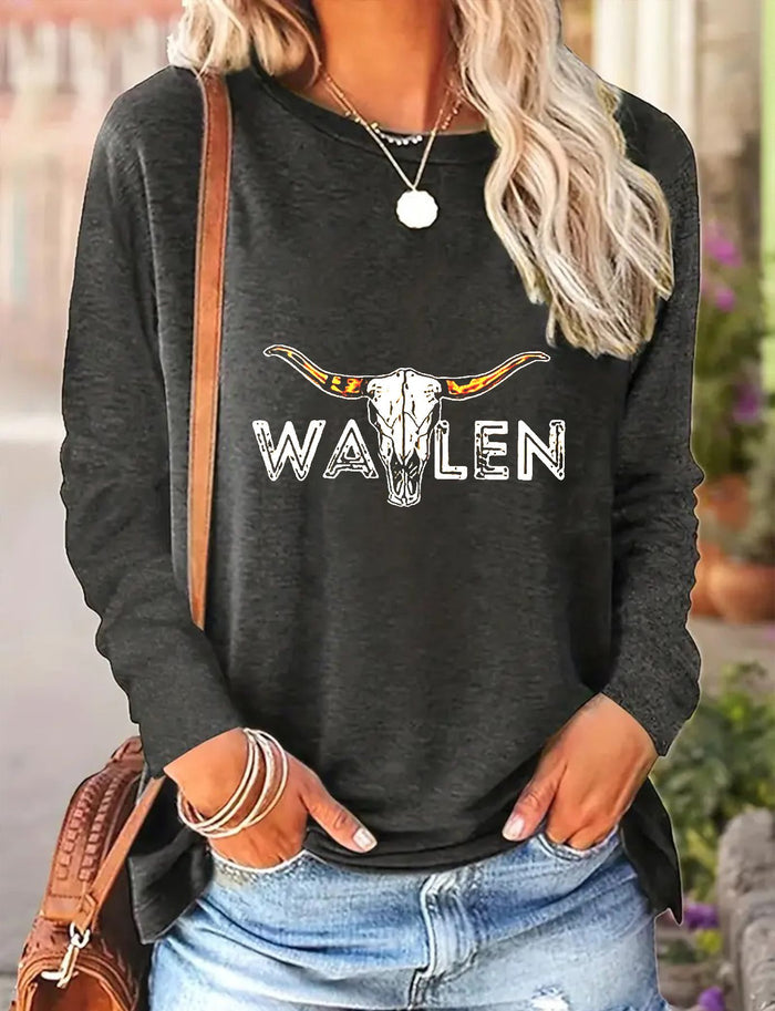 Women's Casual Long-Sleeve Spring & Autumn T-Shirt