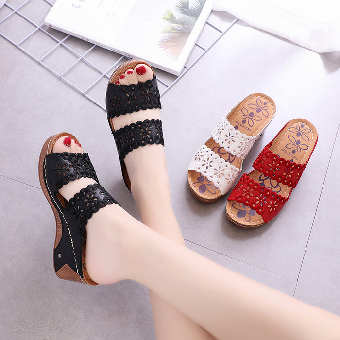 Women's Chunky Platform Wedge Sandals