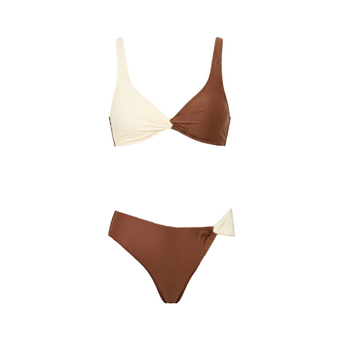 Women's Color-Block Swimsuit Set | Bikini, One-Piece & Split Styles