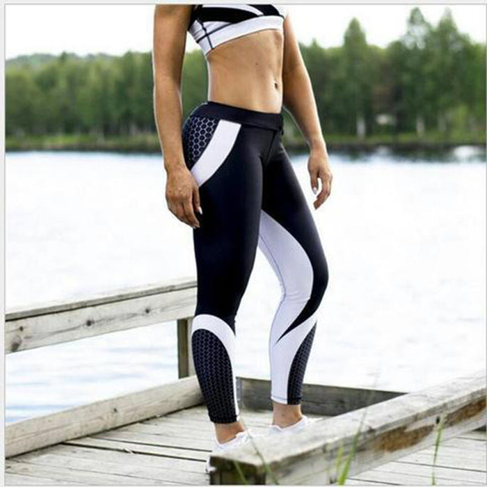 Women's Digital Print High-Waist Butt-Lifting Yoga Leggings