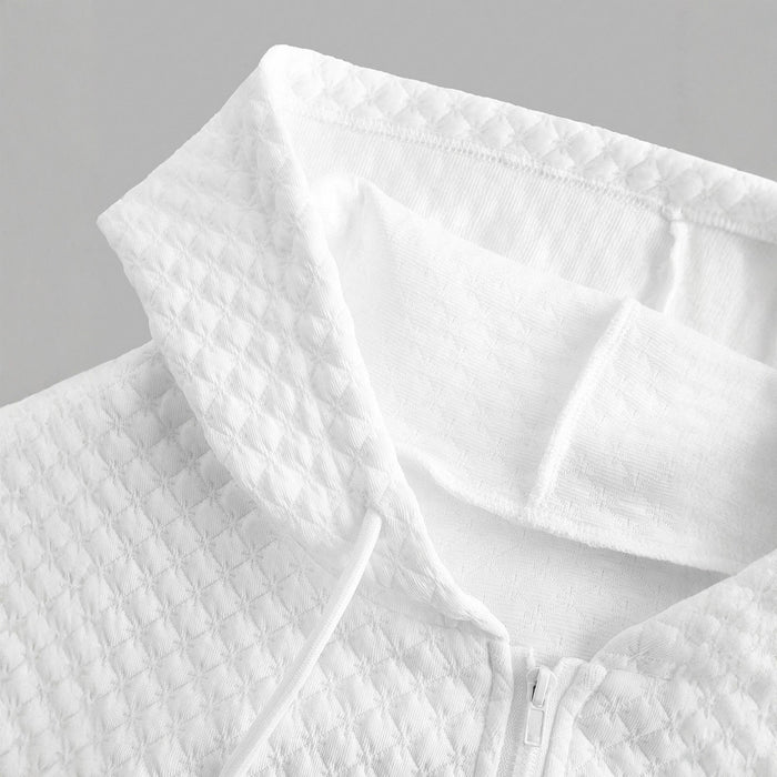 Women's Drop-Shoulder Hooded Knit Jacket