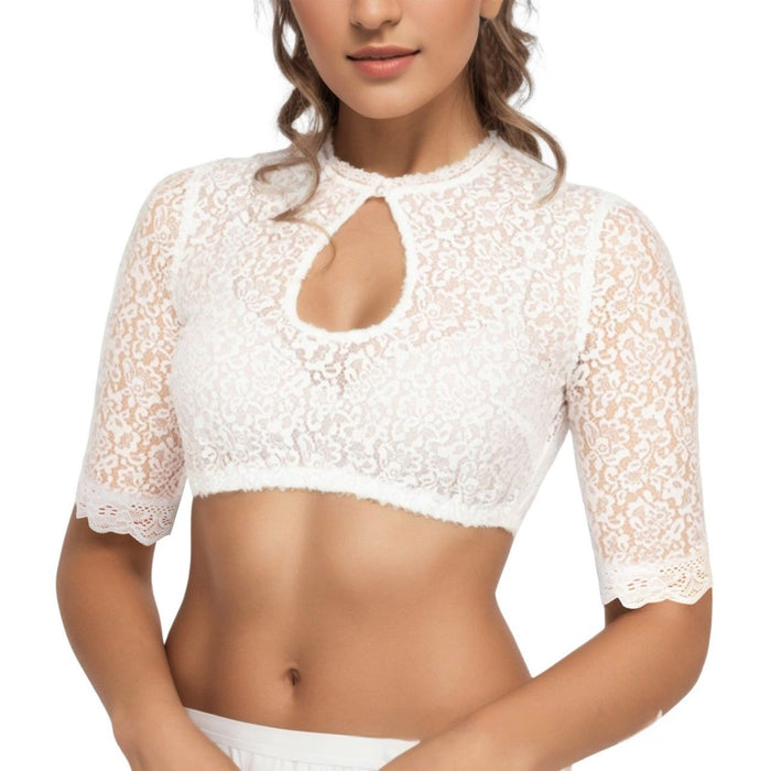 Women's Elegant Classic Lace Base Shirt