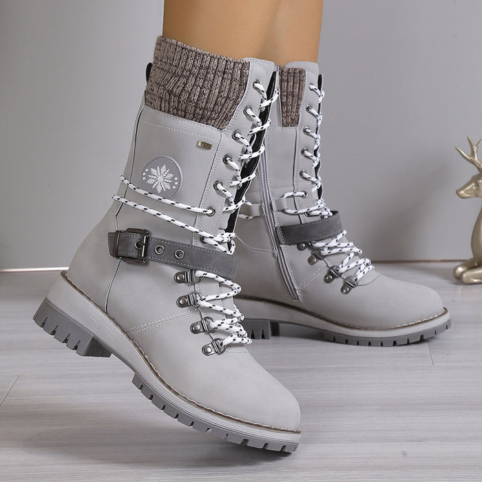 Women's Fur-Lined Knee-High Snow Boots