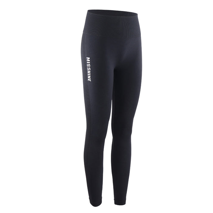 Women's High-Hip Elastic Tight Breathable Sports Pants