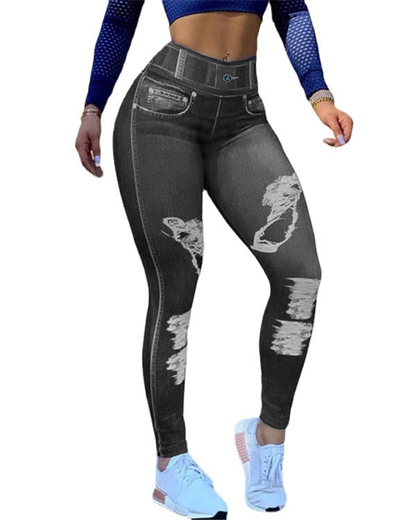 Women's High-Waist Cycling and Yoga Leggings
