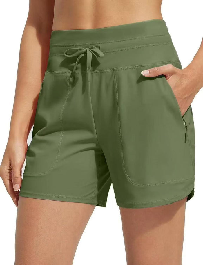 Women's High-Waist Loose Sports Shorts | 8 Colors | XS–3XL