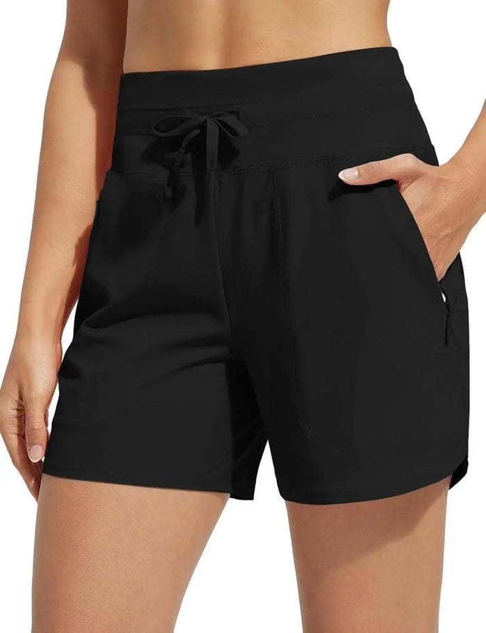 Women's High-Waist Loose Sports Shorts | 8 Colors | XS–3XL