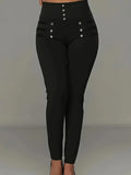 Women's High-Waist Slim-Fit Stretch Trousers