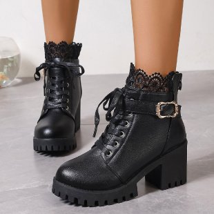 Women's Hollow-Out Short Ankle Boots