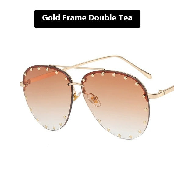 One Size / Gold Frame Double Tea
