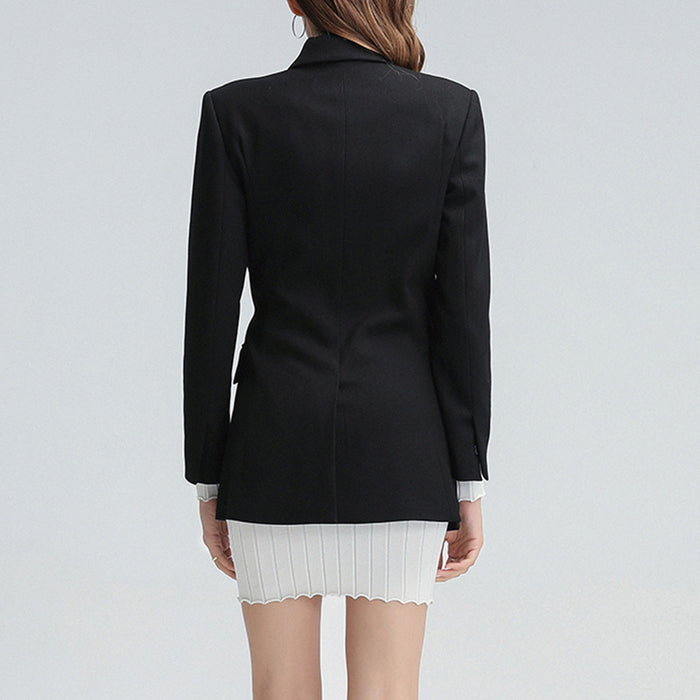 Women's Niche Design Suit Collar Fashion Coat