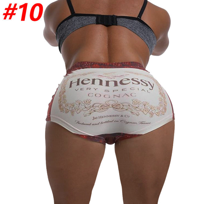 Women's Novelty Graphic Print High Waist Shorts | 14 Prints | S–3XL