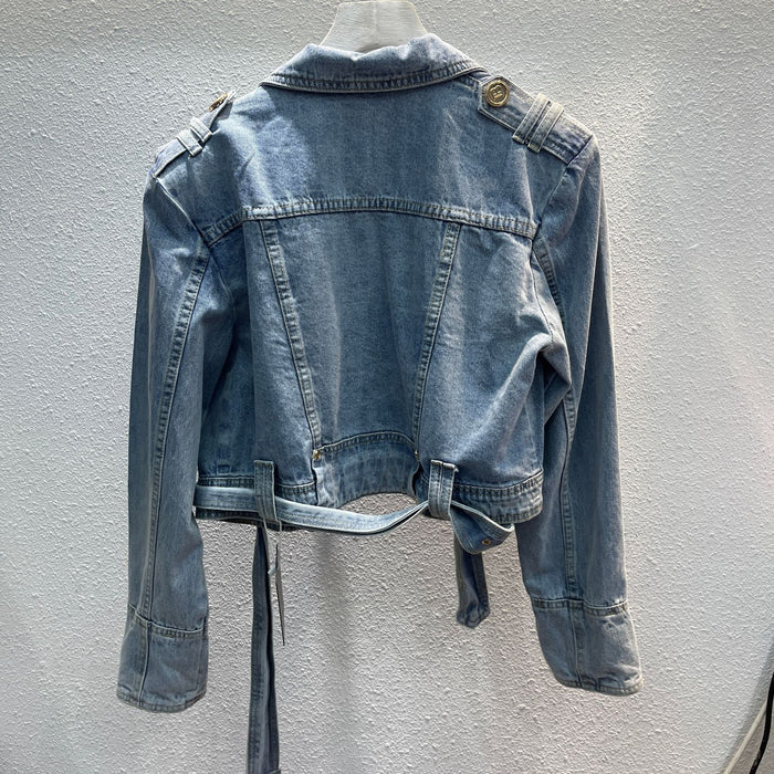 Women's Oversized Button Denim Coat