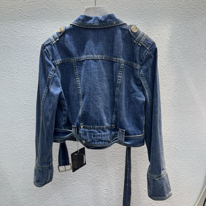 Women's Oversized Button Denim Coat
