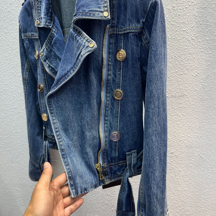 Women's Oversized Button Denim Coat