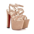 Women's Platform Open-Toe Casual High Heels