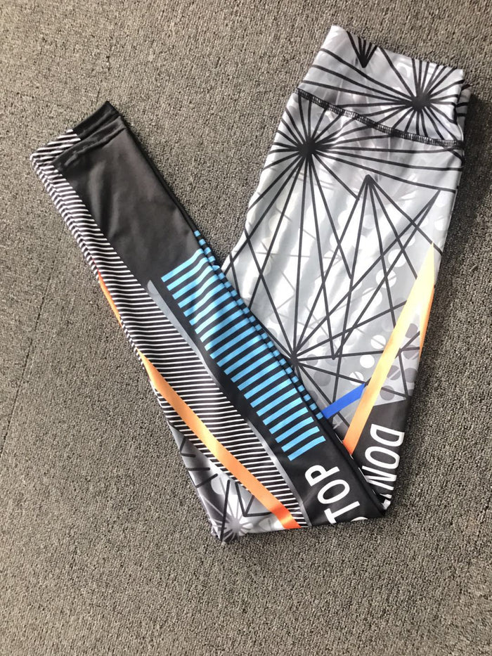 Women's Printed High Waist Active Yoga Pants