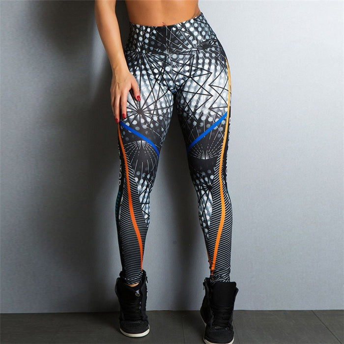 Women's Printed High Waist Active Yoga Pants