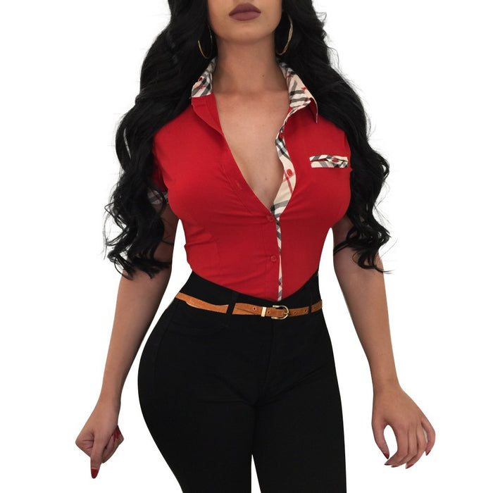 Women's Printed Short Sleeve Casual Top