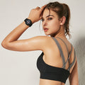 Women's Quick-Dry Gathering Shockproof Sports Bra