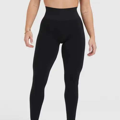 Women's Seamless High Elastic Solid Sports Leggings