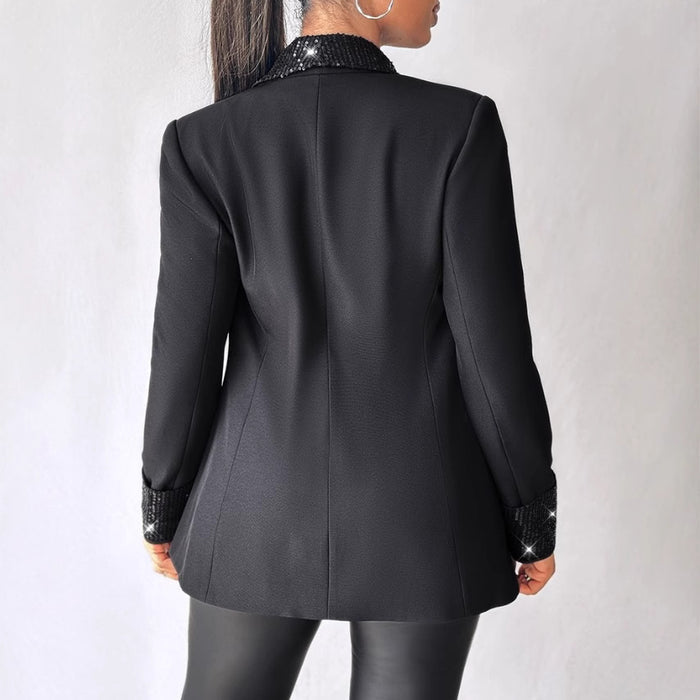 Women's Sequin-Stitched Suit Blazer