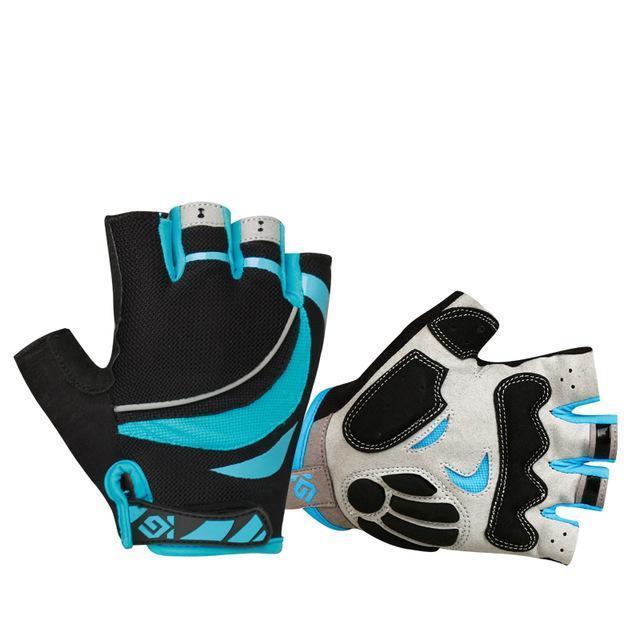 Women's Shockproof Half Finger Cycling Gloves – Anti-Slip Breathable Bike Gloves