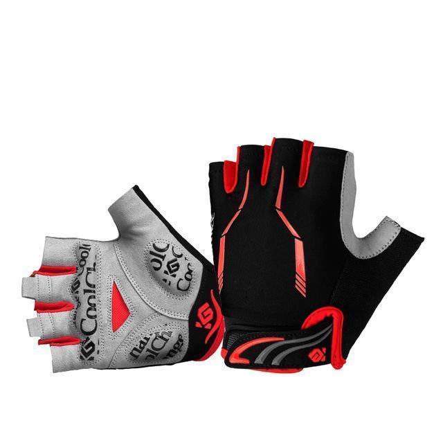 Women's Shockproof Half Finger Cycling Gloves – Anti-Slip Breathable Bike Gloves