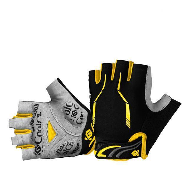 Women's Shockproof Half Finger Cycling Gloves – Anti-Slip Breathable Bike Gloves