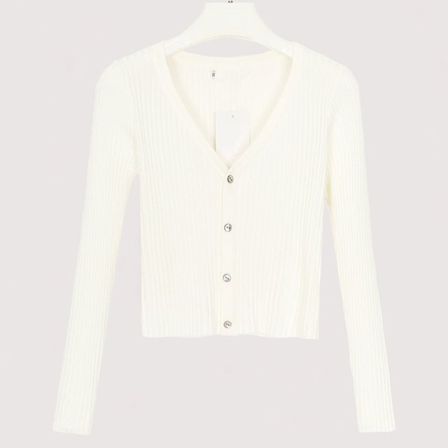 Women's Slim-Fit Knit Cardigan Sweater
