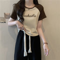 Women's Slim-Fit Short-Sleeve Summer T-Shirt
