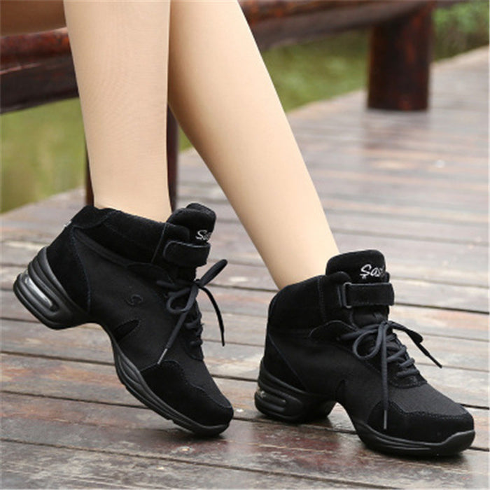 Women's Soft-Sole Mesh Dance Shoes | Square Dance, Samba & Jazz