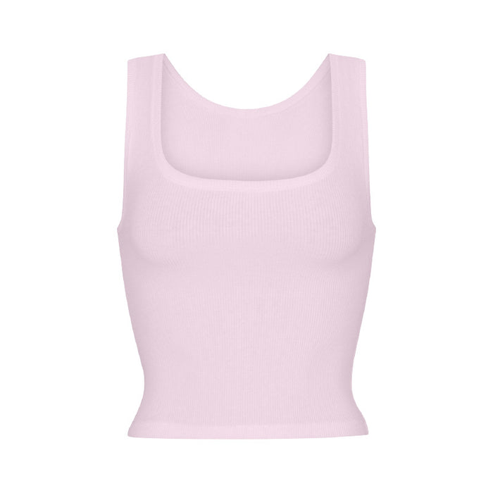 Women's Square-Neck Midriff Vest