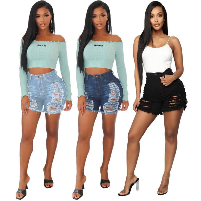 Women's Stretch Denim Shorts