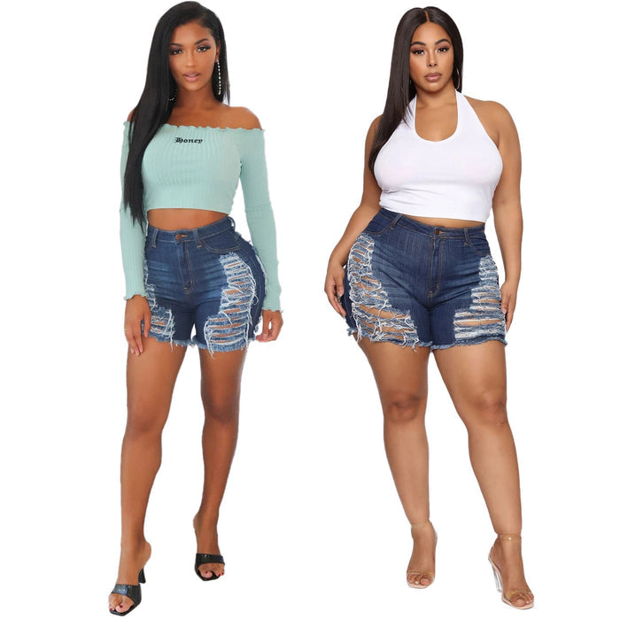 Women's Stretch Denim Shorts