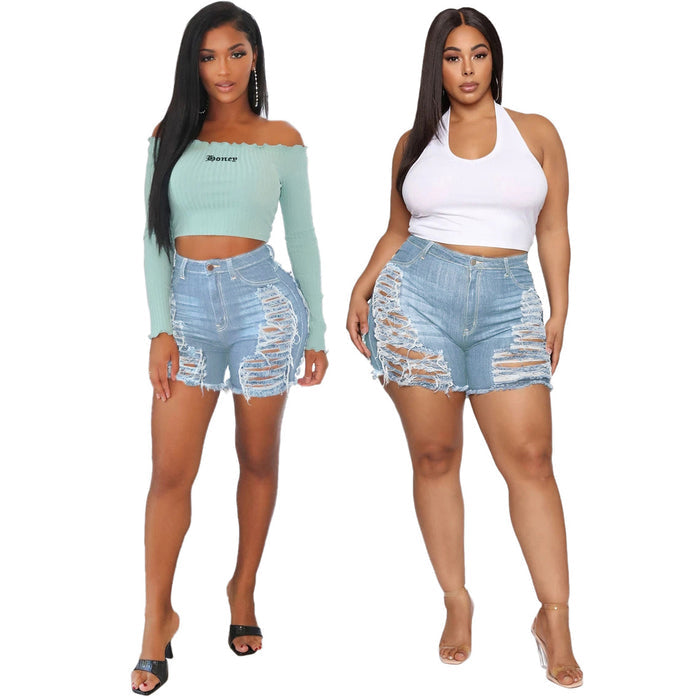 Women's Stretch Denim Shorts