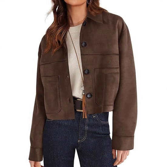 Women's Suede Short Jacket