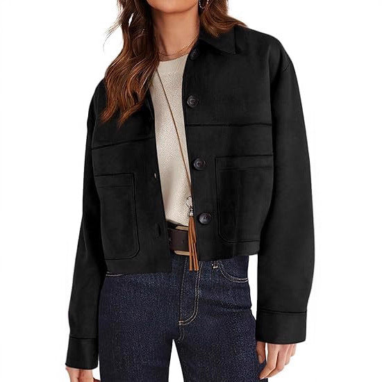 Women's Suede Short Jacket