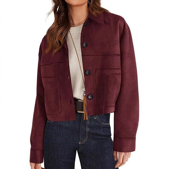 Women's Suede Short Jacket